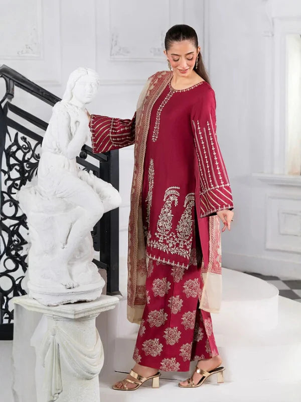 AYAT EMBROIDERED 3-PIECE STITCHED