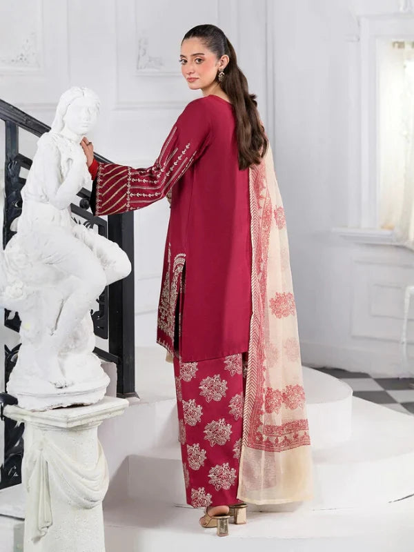 AYAT EMBROIDERED 3-PIECE STITCHED