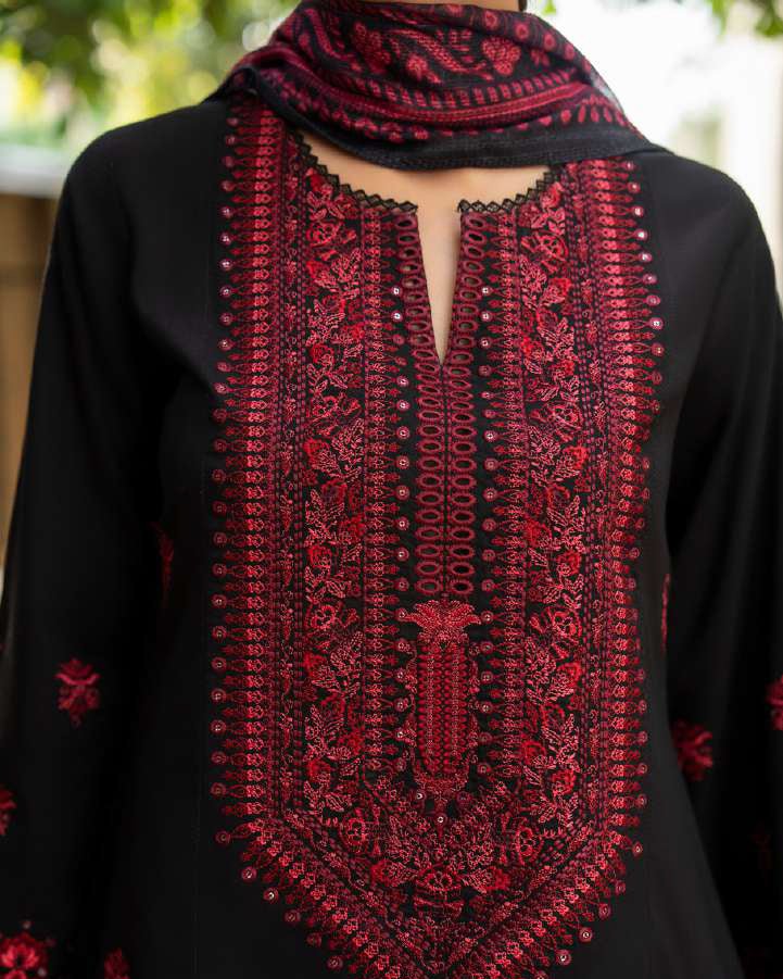 RED SCARLET 3PC STITCHED