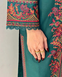 ROYAL GREEN 3 PC STITCHED