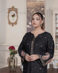 BLACK NOIR 2 PC Stitched